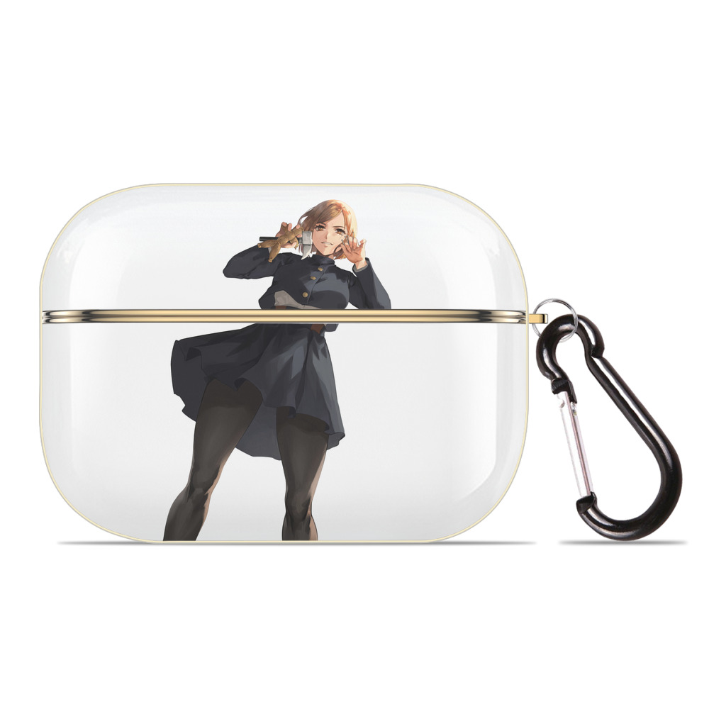 （画像用） 呪術廻戦 Jujutsu Kaisen 【AirPods Pro用】ハードシェル保護ケース｜耐衝撃・防指紋・カラビナ付き商品仕様