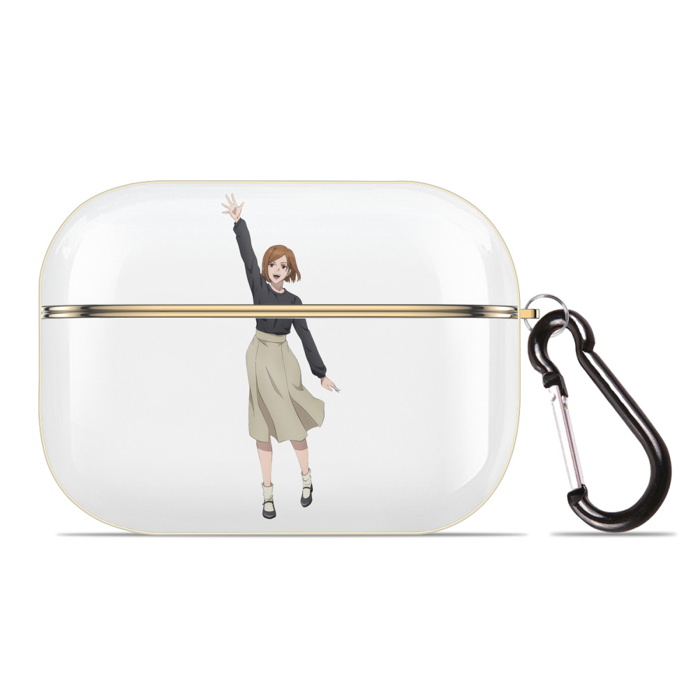 （画像用） 呪術廻戦 Jujutsu Kaisen 【AirPods Pro用】ハードシェル保護ケース｜耐衝撃・防指紋・カラビナ付き商品仕様