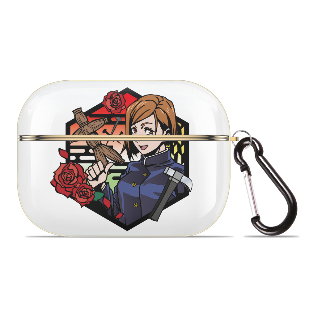 （画像用） 呪術廻戦 Jujutsu Kaisen 【AirPods Pro用】ハードシェル保護ケース｜耐衝撃・防指紋・カラビナ付き商品仕様