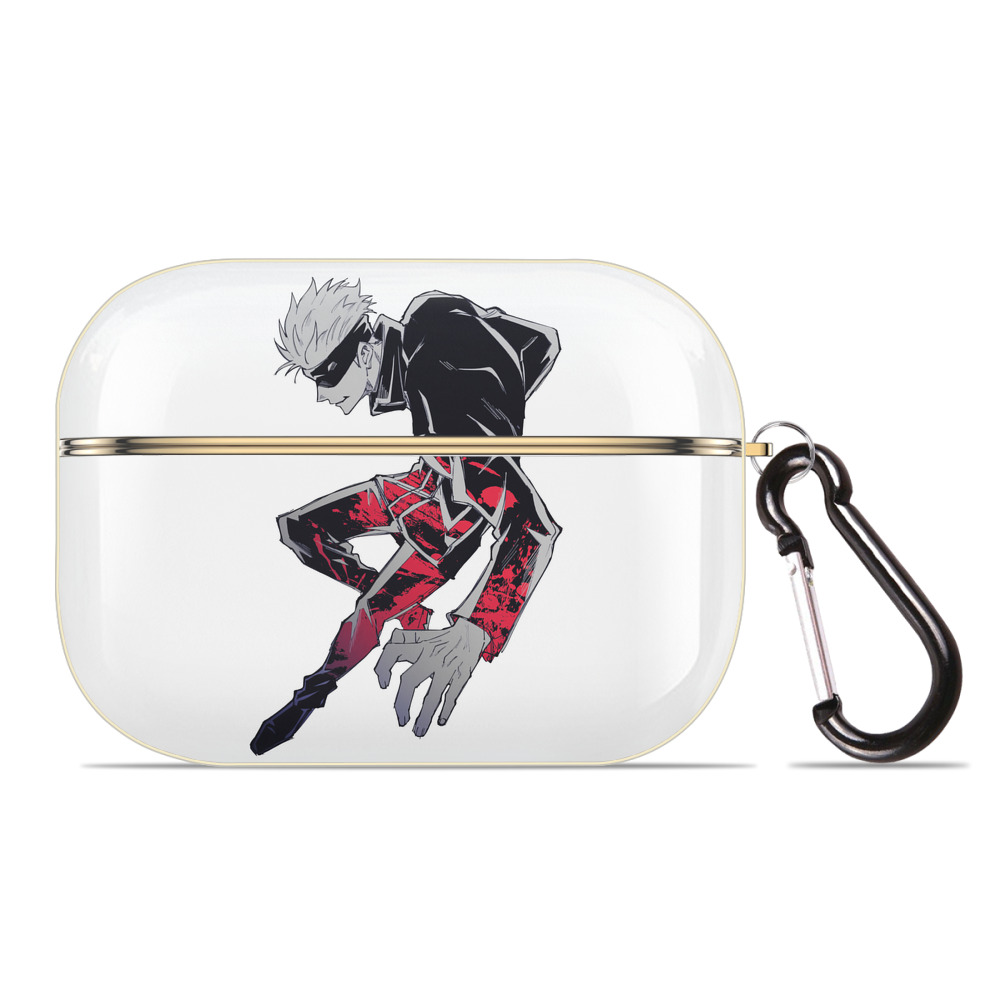（画像用） 呪術廻戦 Jujutsu Kaisen 【AirPods Pro用】ハードシェル保護ケース｜耐衝撃・防指紋・カラビナ付き商品仕様