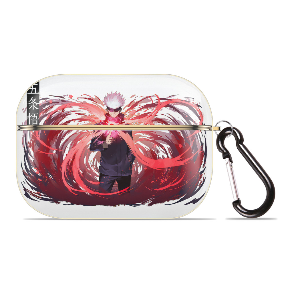 （画像用） 呪術廻戦 Jujutsu Kaisen 【AirPods Pro用】ハードシェル保護ケース｜耐衝撃・防指紋・カラビナ付き商品仕様