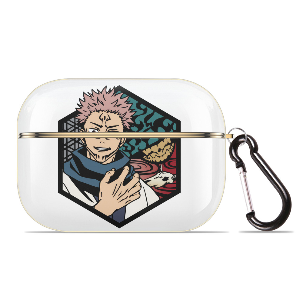 （画像用） 呪術廻戦 Jujutsu Kaisen 【AirPods Pro用】ハードシェル保護ケース｜耐衝撃・防指紋・カラビナ付き商品仕様