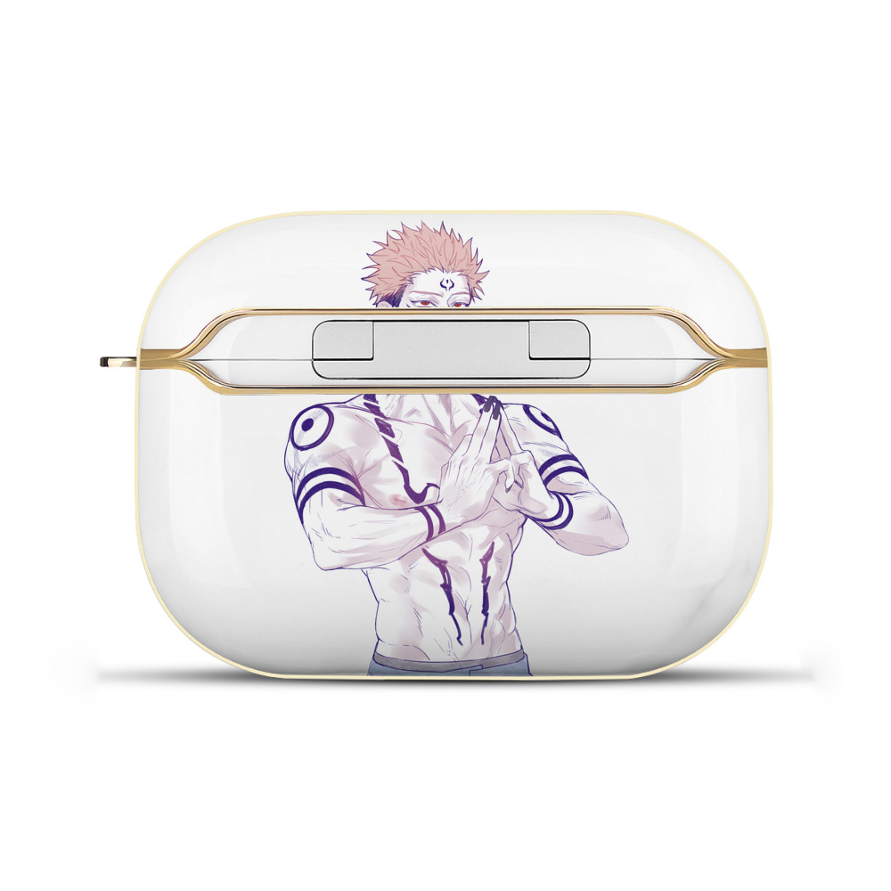 （画像用） 呪術廻戦 Jujutsu Kaisen 【AirPods Pro用】ハードシェル保護ケース｜耐衝撃・防指紋・カラビナ付き商品仕様