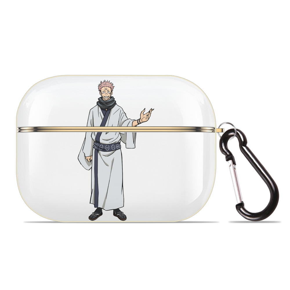 （画像用） 呪術廻戦 Jujutsu Kaisen 【AirPods Pro用】ハードシェル保護ケース｜耐衝撃・防指紋・カラビナ付き商品仕様
