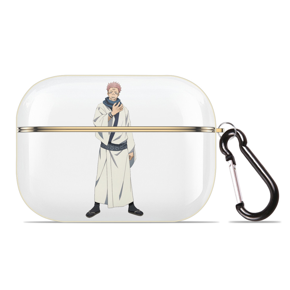 （画像用） 呪術廻戦 Jujutsu Kaisen 【AirPods Pro用】ハードシェル保護ケース｜耐衝撃・防指紋・カラビナ付き商品仕様