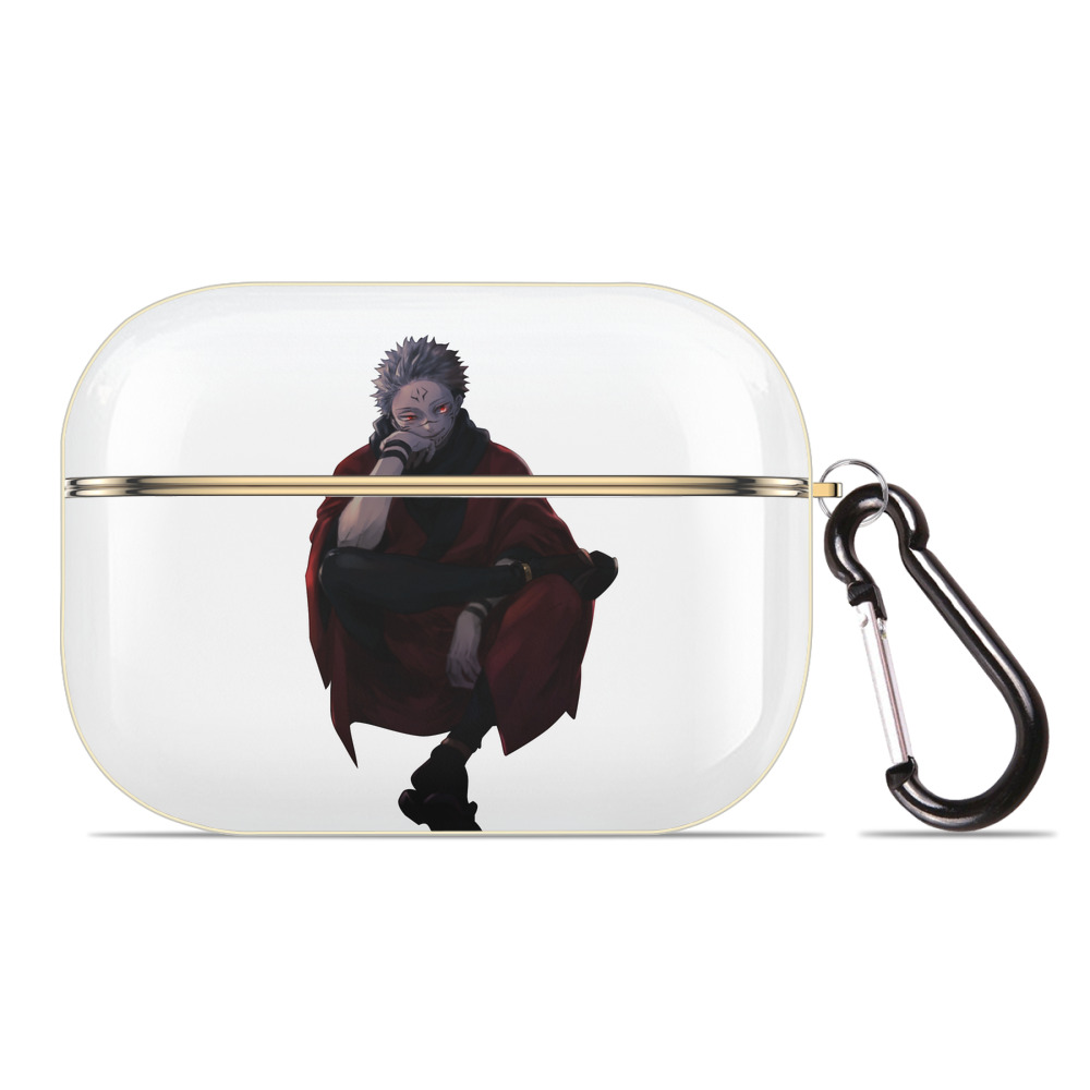 （画像用） 呪術廻戦 Jujutsu Kaisen 【AirPods Pro用】ハードシェル保護ケース｜耐衝撃・防指紋・カラビナ付き商品仕様