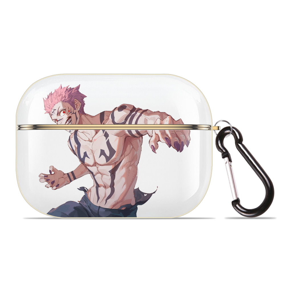 （画像用） 呪術廻戦 Jujutsu Kaisen 【AirPods Pro用】ハードシェル保護ケース｜耐衝撃・防指紋・カラビナ付き商品仕様