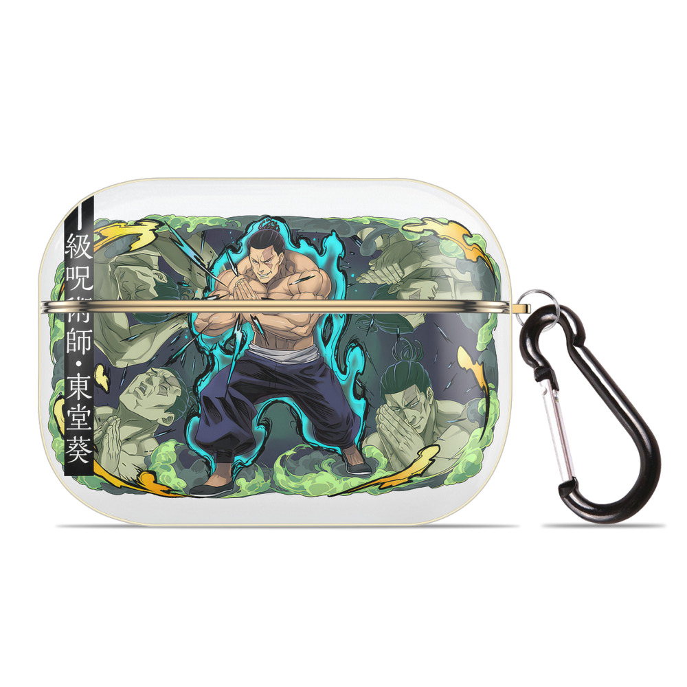 （画像用） 呪術廻戦 Jujutsu Kaisen 【AirPods Pro用】ハードシェル保護ケース｜耐衝撃・防指紋・カラビナ付き商品仕様