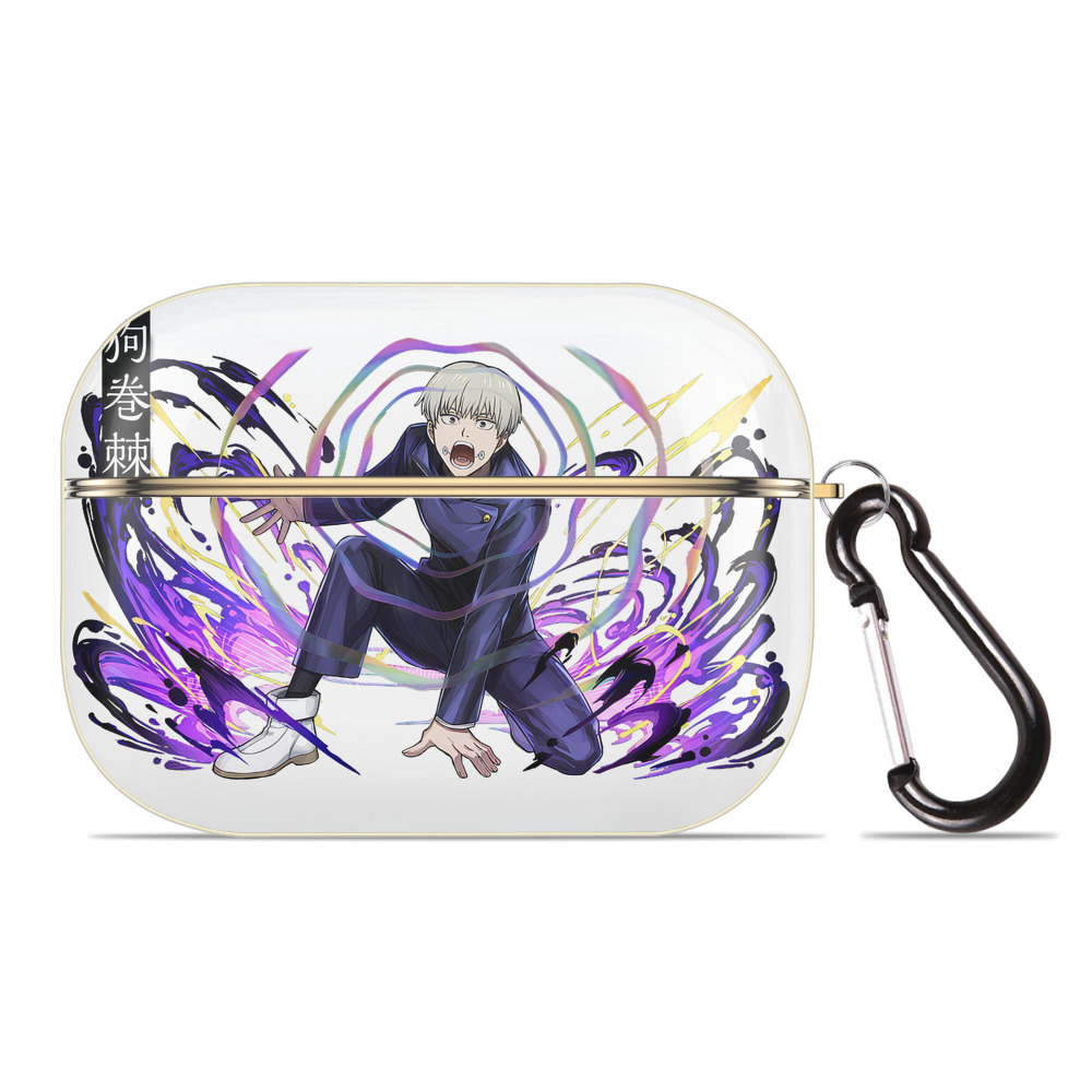 （画像用） 呪術廻戦 Jujutsu Kaisen 【AirPods Pro用】ハードシェル保護ケース｜耐衝撃・防指紋・カラビナ付き商品仕様