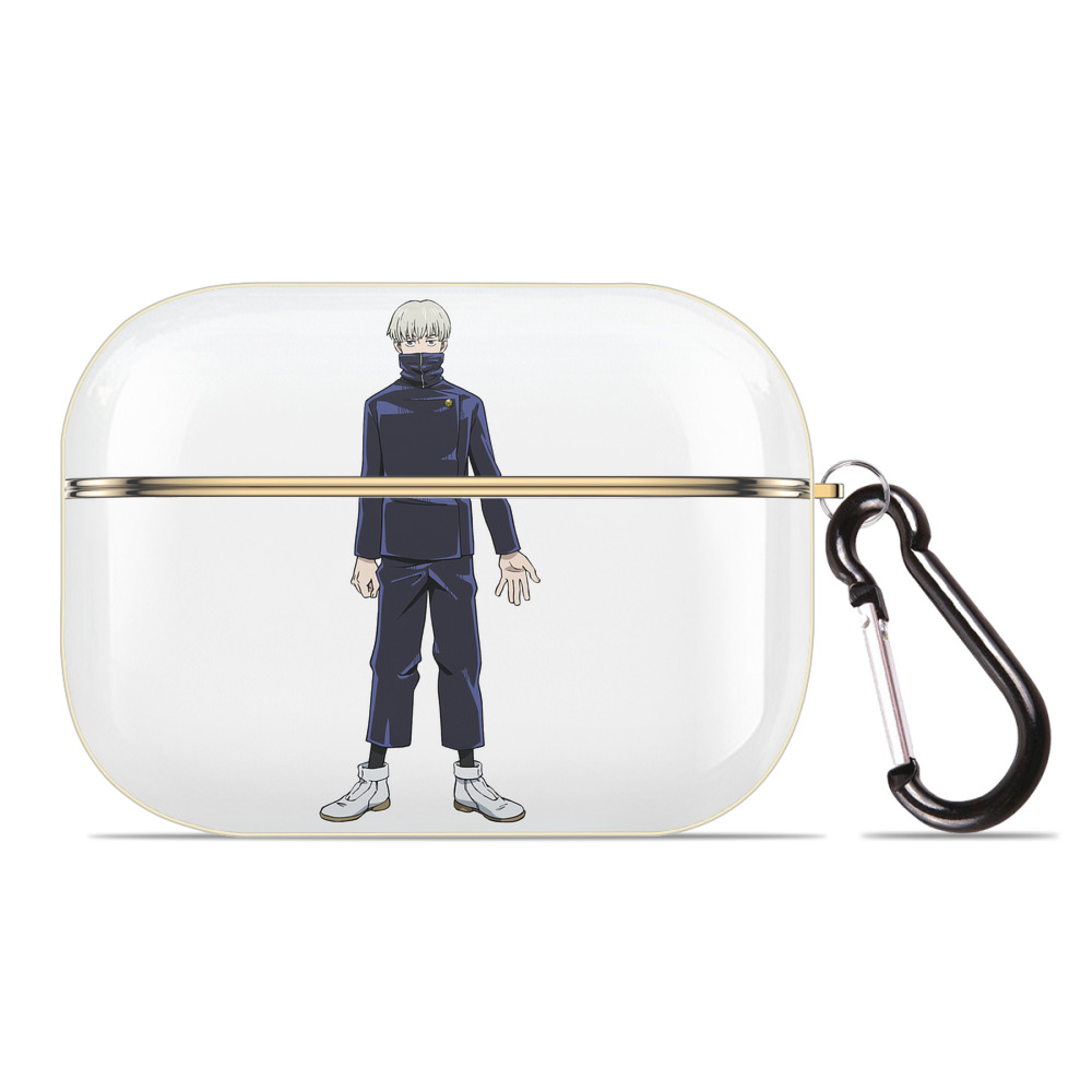 （画像用） 呪術廻戦 Jujutsu Kaisen 【AirPods Pro用】ハードシェル保護ケース｜耐衝撃・防指紋・カラビナ付き商品仕様