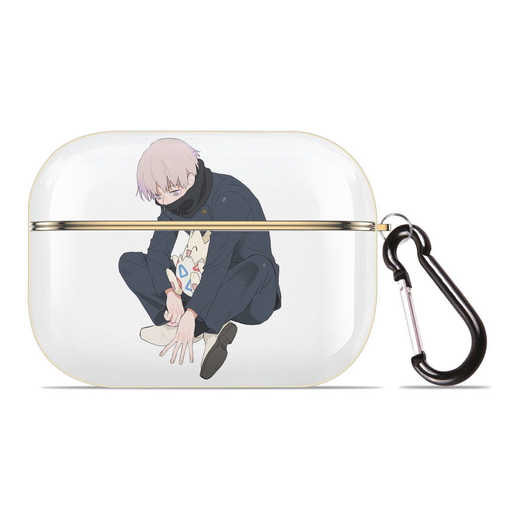 （画像用） 呪術廻戦 Jujutsu Kaisen 【AirPods Pro用】ハードシェル保護ケース｜耐衝撃・防指紋・カラビナ付き商品仕様