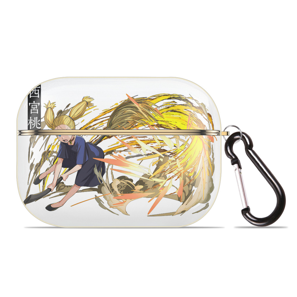 （画像用） 呪術廻戦 Jujutsu Kaisen 【AirPods Pro用】ハードシェル保護ケース｜耐衝撃・防指紋・カラビナ付き商品仕様