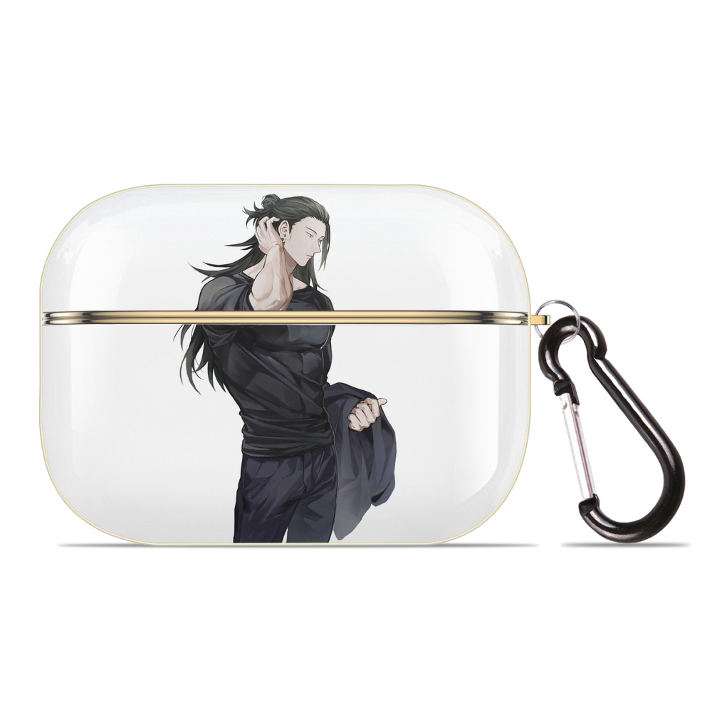 （画像用） 呪術廻戦 Jujutsu Kaisen 【AirPods Pro用】ハードシェル保護ケース｜耐衝撃・防指紋・カラビナ付き商品仕様