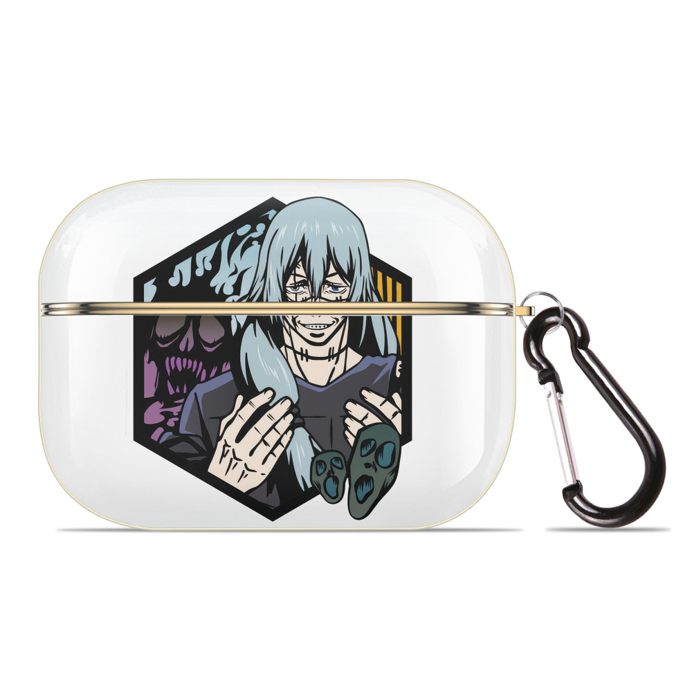 （画像用） 呪術廻戦 Jujutsu Kaisen 【AirPods Pro用】ハードシェル保護ケース｜耐衝撃・防指紋・カラビナ付き商品仕様