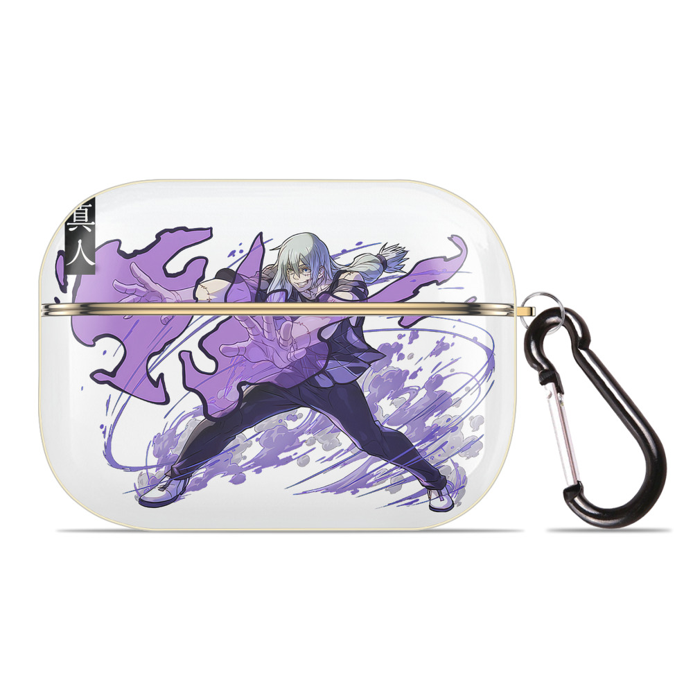 （画像用） 呪術廻戦 Jujutsu Kaisen 【AirPods Pro用】ハードシェル保護ケース｜耐衝撃・防指紋・カラビナ付き商品仕様