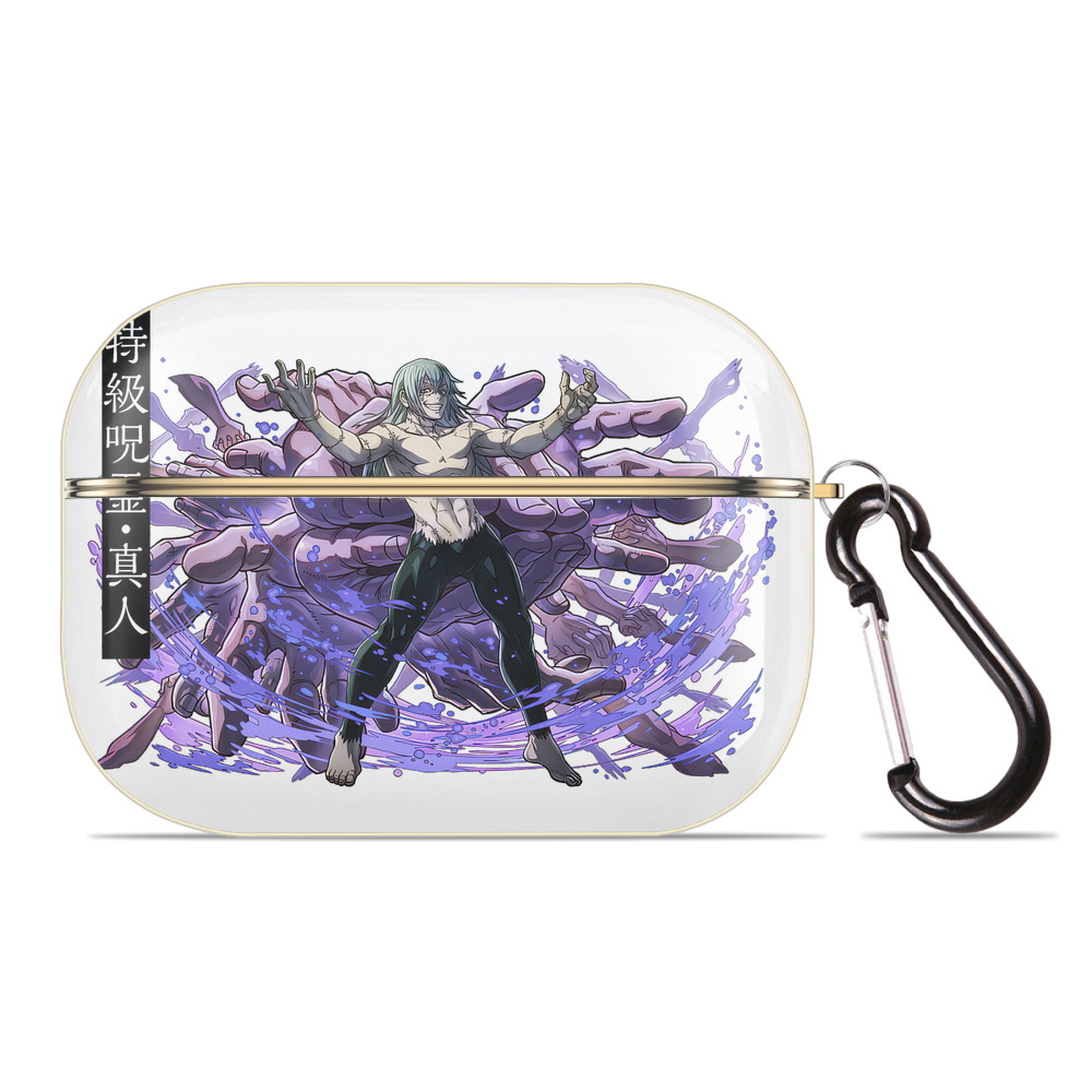 （画像用） 呪術廻戦 Jujutsu Kaisen 【AirPods Pro用】ハードシェル保護ケース｜耐衝撃・防指紋・カラビナ付き商品仕様