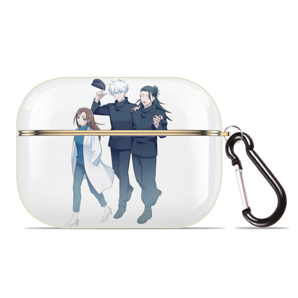 （画像用） 呪術廻戦 Jujutsu Kaisen 【AirPods Pro用】ハードシェル保護ケース｜耐衝撃・防指紋・カラビナ付き商品仕様