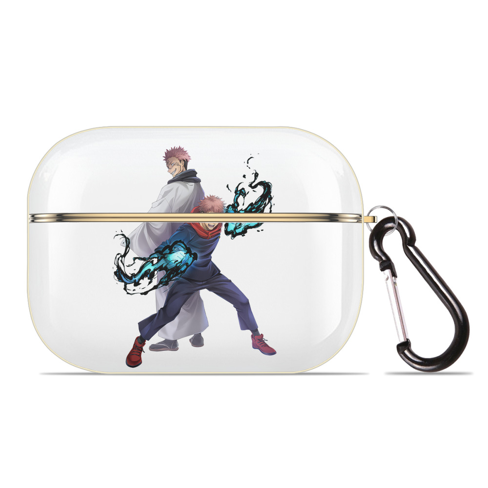 （画像用） 呪術廻戦 Jujutsu Kaisen 【AirPods Pro用】ハードシェル保護ケース｜耐衝撃・防指紋・カラビナ付き商品仕様