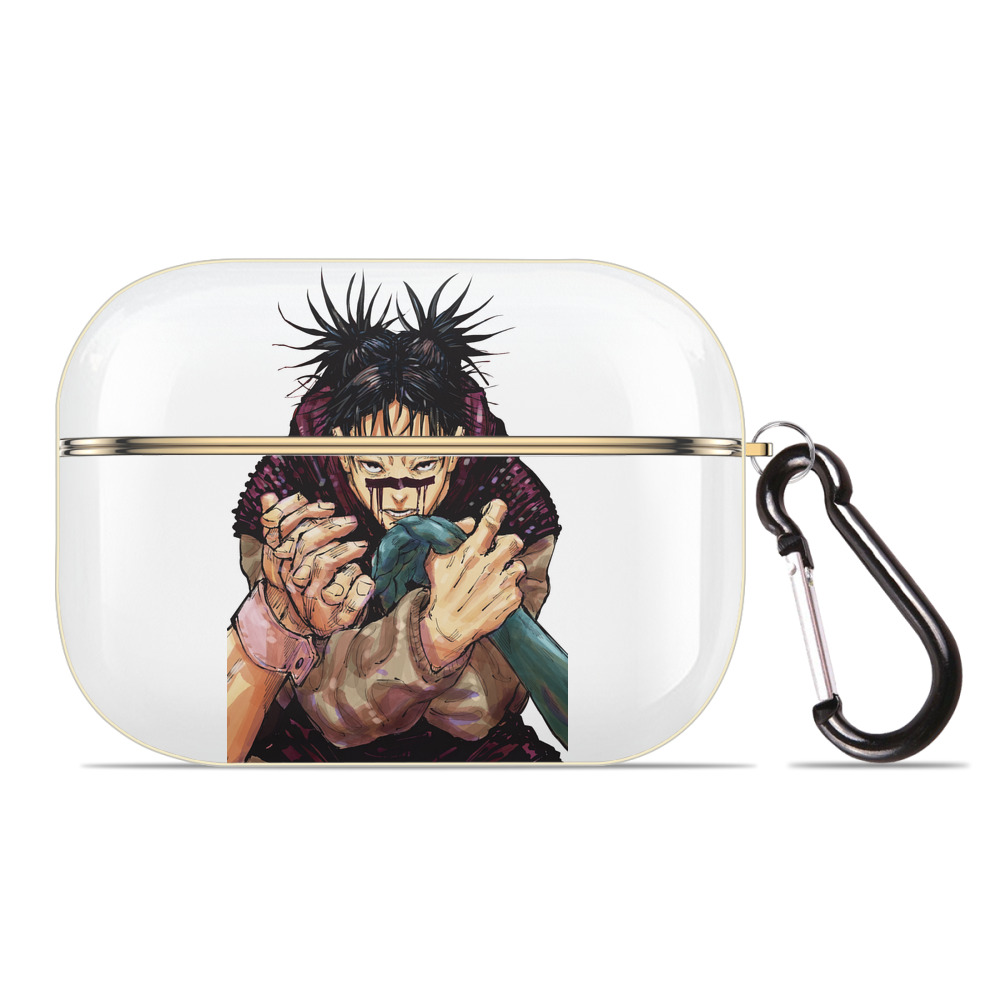 （画像用） 呪術廻戦 Jujutsu Kaisen 【AirPods Pro用】ハードシェル保護ケース｜耐衝撃・防指紋・カラビナ付き商品仕様
