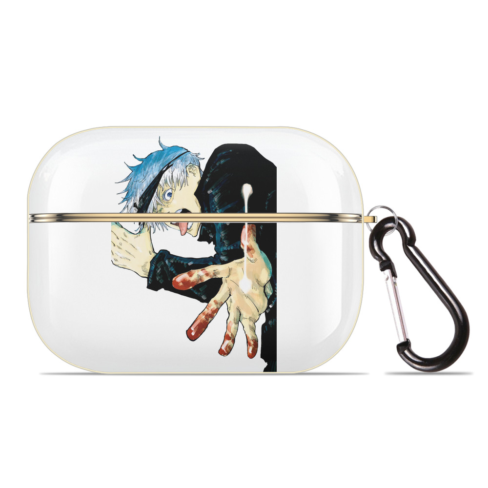 （画像用） 呪術廻戦 Jujutsu Kaisen 【AirPods Pro用】ハードシェル保護ケース｜耐衝撃・防指紋・カラビナ付き商品仕様