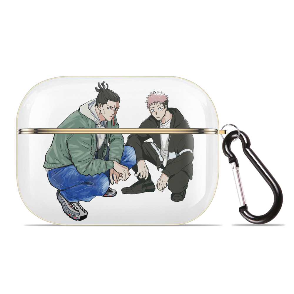 （画像用） 呪術廻戦 Jujutsu Kaisen 【AirPods Pro用】ハードシェル保護ケース｜耐衝撃・防指紋・カラビナ付き商品仕様