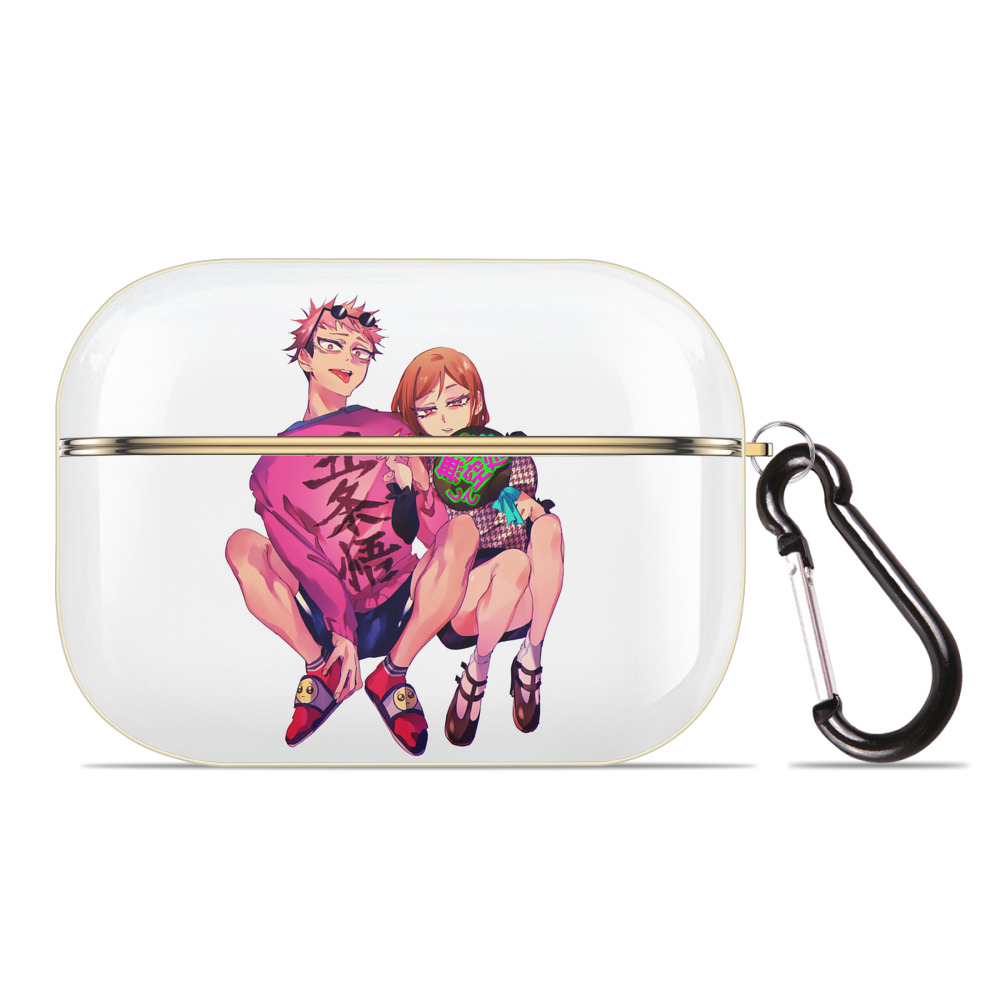 （画像用） 呪術廻戦 Jujutsu Kaisen 【AirPods Pro用】ハードシェル保護ケース｜耐衝撃・防指紋・カラビナ付き商品仕様