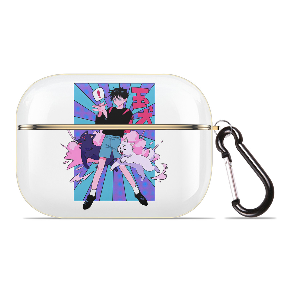 （画像用） 呪術廻戦 Jujutsu Kaisen 【AirPods Pro用】ハードシェル保護ケース｜耐衝撃・防指紋・カラビナ付き商品仕様