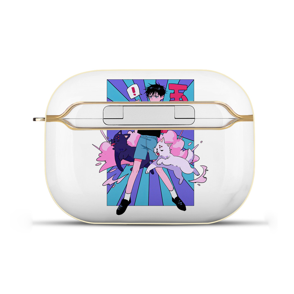 （画像用） 呪術廻戦 Jujutsu Kaisen 【AirPods Pro用】ハードシェル保護ケース｜耐衝撃・防指紋・カラビナ付き商品仕様