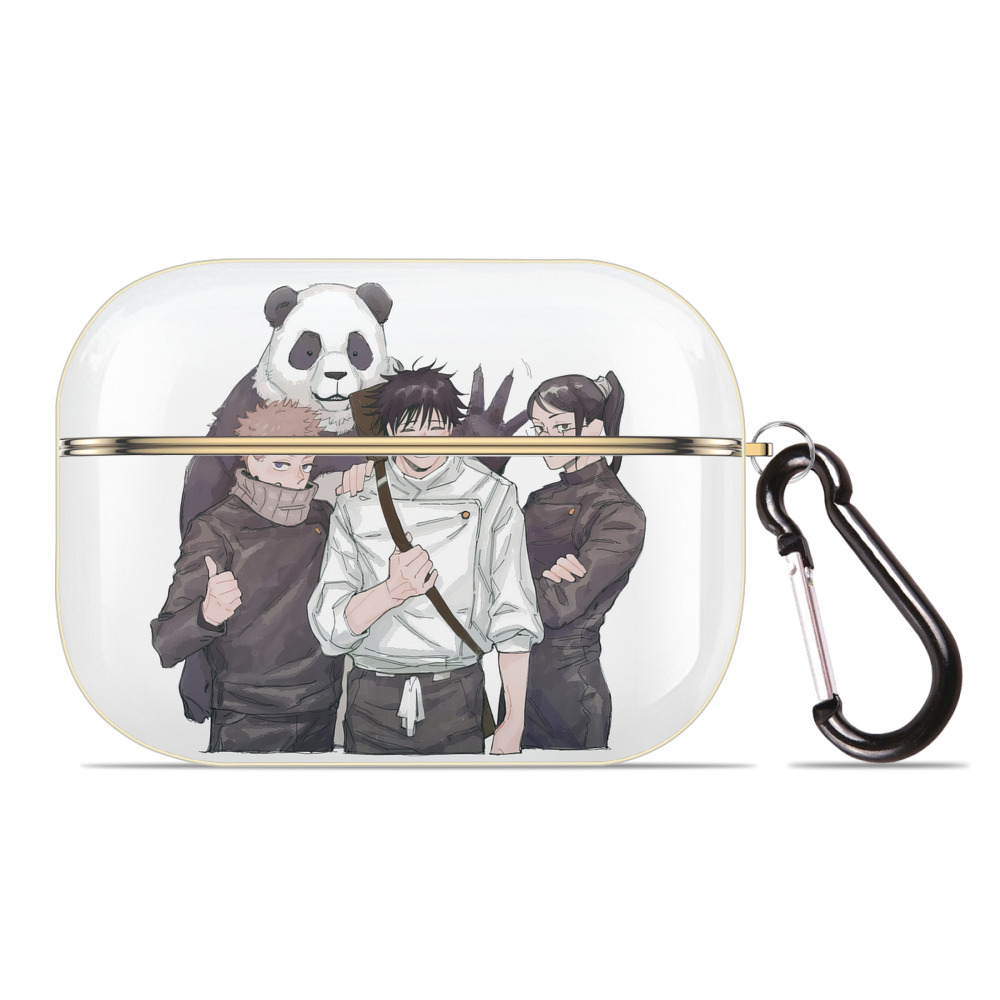 （画像用） 呪術廻戦 Jujutsu Kaisen 【AirPods Pro用】ハードシェル保護ケース｜耐衝撃・防指紋・カラビナ付き商品仕様