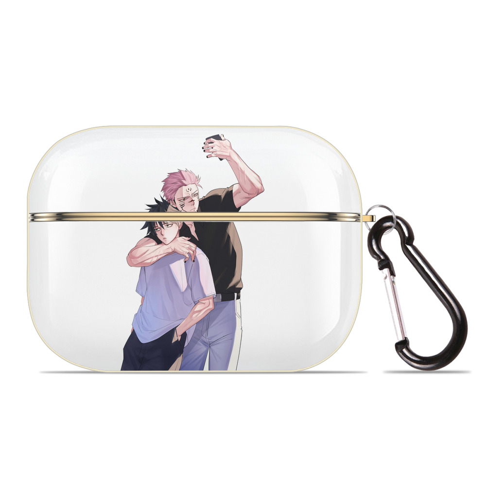 （画像用） 呪術廻戦 Jujutsu Kaisen 【AirPods Pro用】ハードシェル保護ケース｜耐衝撃・防指紋・カラビナ付き商品仕様