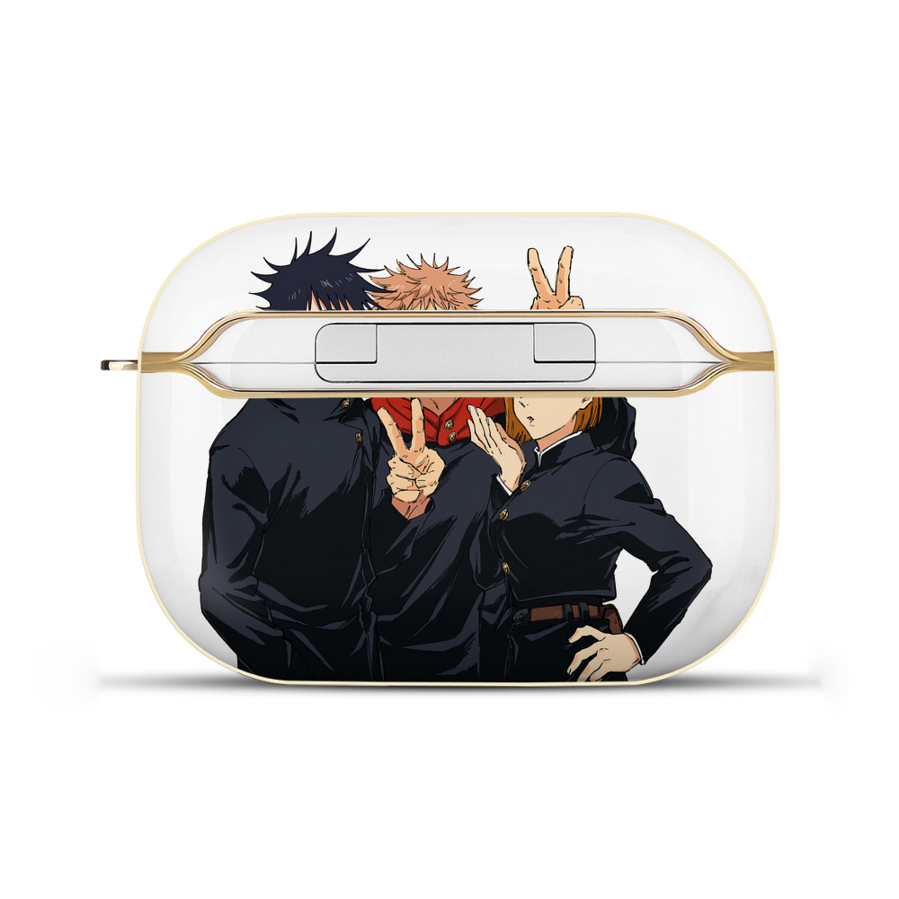 （画像用） 呪術廻戦 Jujutsu Kaisen 【AirPods Pro用】ハードシェル保護ケース｜耐衝撃・防指紋・カラビナ付き商品仕様