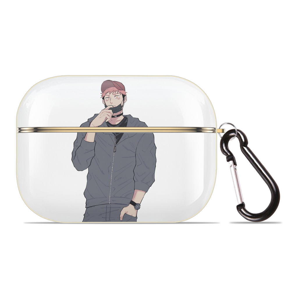 （画像用） 呪術廻戦 Jujutsu Kaisen 【AirPods Pro用】ハードシェル保護ケース｜耐衝撃・防指紋・カラビナ付き商品仕様