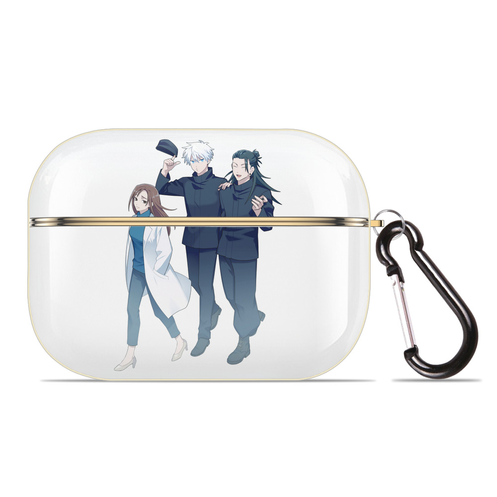 （画像用） 呪術廻戦 Jujutsu Kaisen 【AirPods Pro用】ハードシェル保護ケース｜耐衝撃・防指紋・カラビナ付き商品仕様