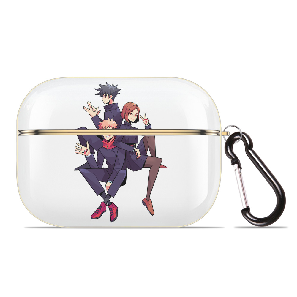 （画像用） 呪術廻戦 Jujutsu Kaisen 【AirPods Pro用】ハードシェル保護ケース｜耐衝撃・防指紋・カラビナ付き商品仕様