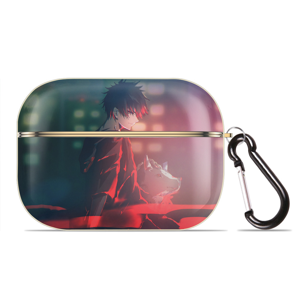 （画像用） 呪術廻戦 Jujutsu Kaisen 【AirPods Pro用】ハードシェル保護ケース｜耐衝撃・防指紋・カラビナ付き商品仕様