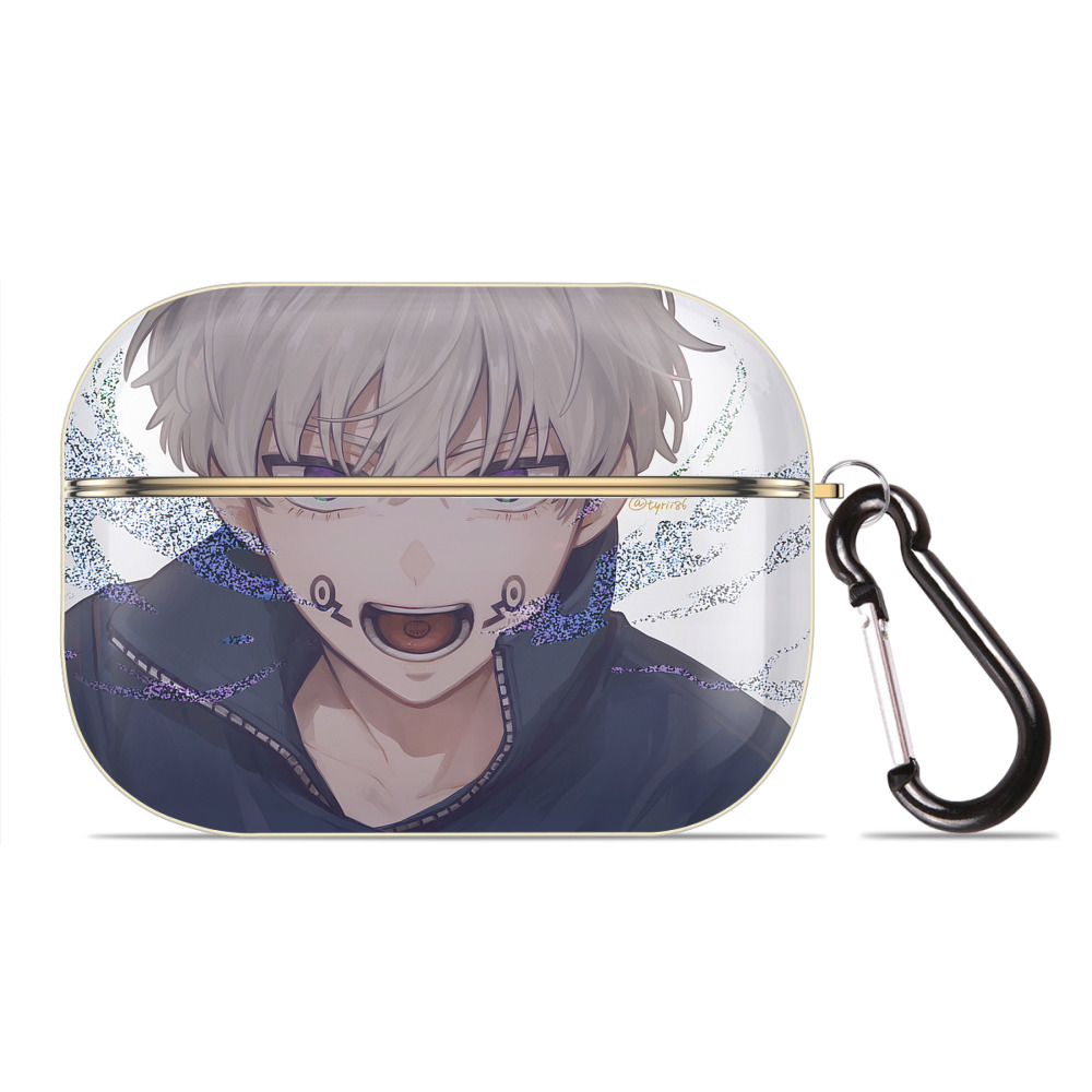 （画像用） 呪術廻戦 Jujutsu Kaisen 【AirPods Pro用】ハードシェル保護ケース｜耐衝撃・防指紋・カラビナ付き商品仕様