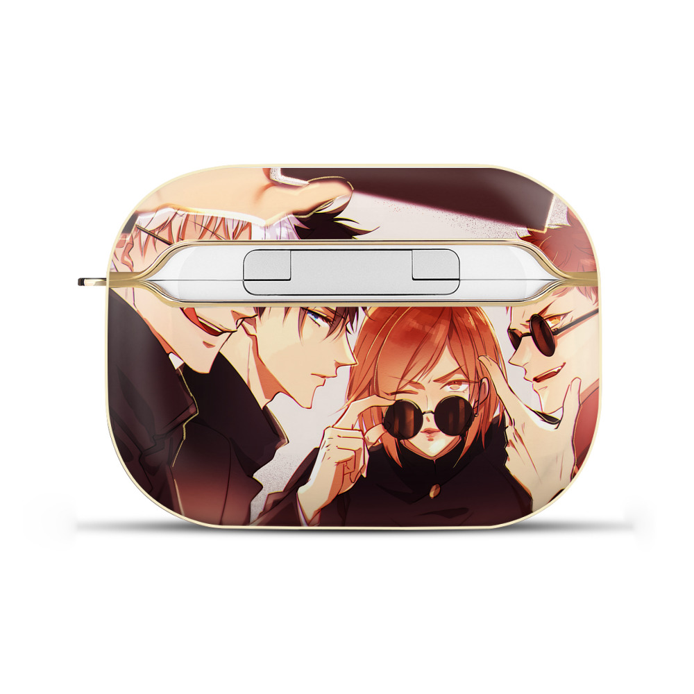 （画像用） 呪術廻戦 Jujutsu Kaisen 【AirPods Pro用】ハードシェル保護ケース｜耐衝撃・防指紋・カラビナ付き商品仕様