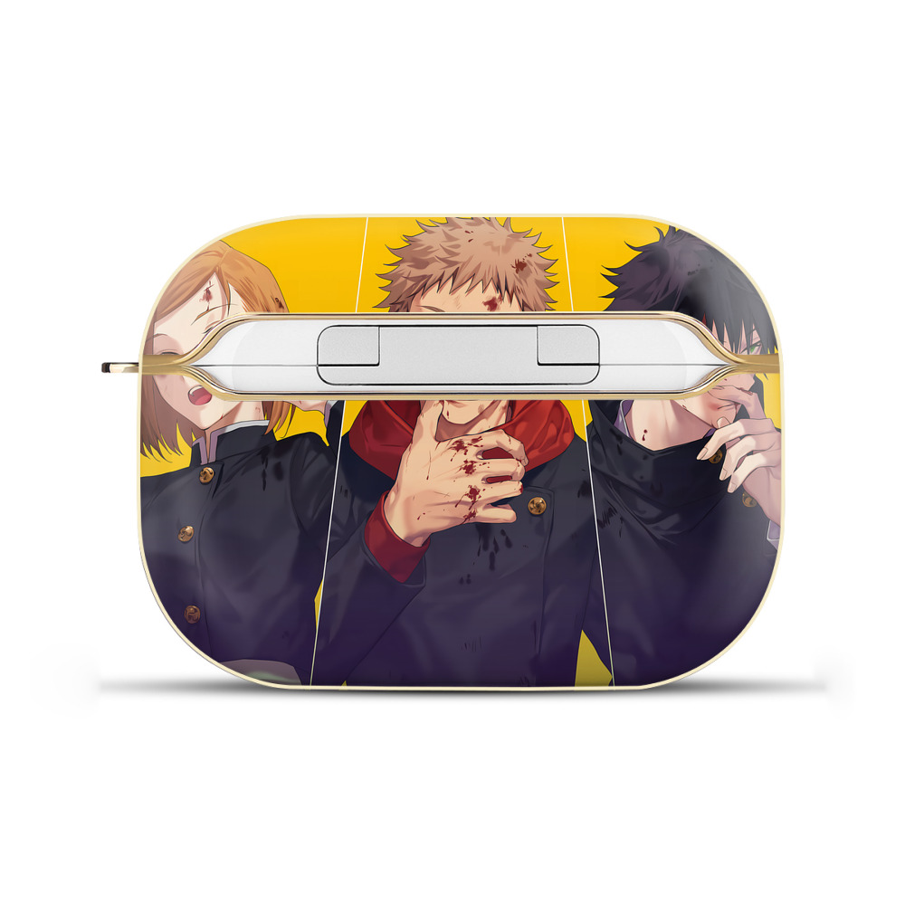 （画像用） 呪術廻戦 Jujutsu Kaisen 【AirPods Pro用】ハードシェル保護ケース｜耐衝撃・防指紋・カラビナ付き商品仕様