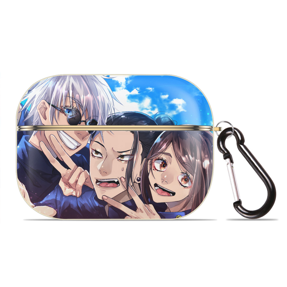 （画像用） 呪術廻戦 Jujutsu Kaisen 【AirPods Pro用】ハードシェル保護ケース｜耐衝撃・防指紋・カラビナ付き商品仕様