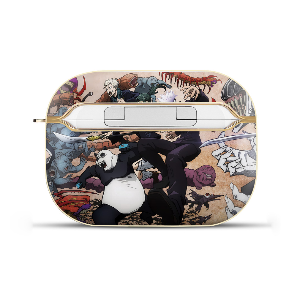 （画像用） 呪術廻戦 Jujutsu Kaisen 【AirPods Pro用】ハードシェル保護ケース｜耐衝撃・防指紋・カラビナ付き商品仕様