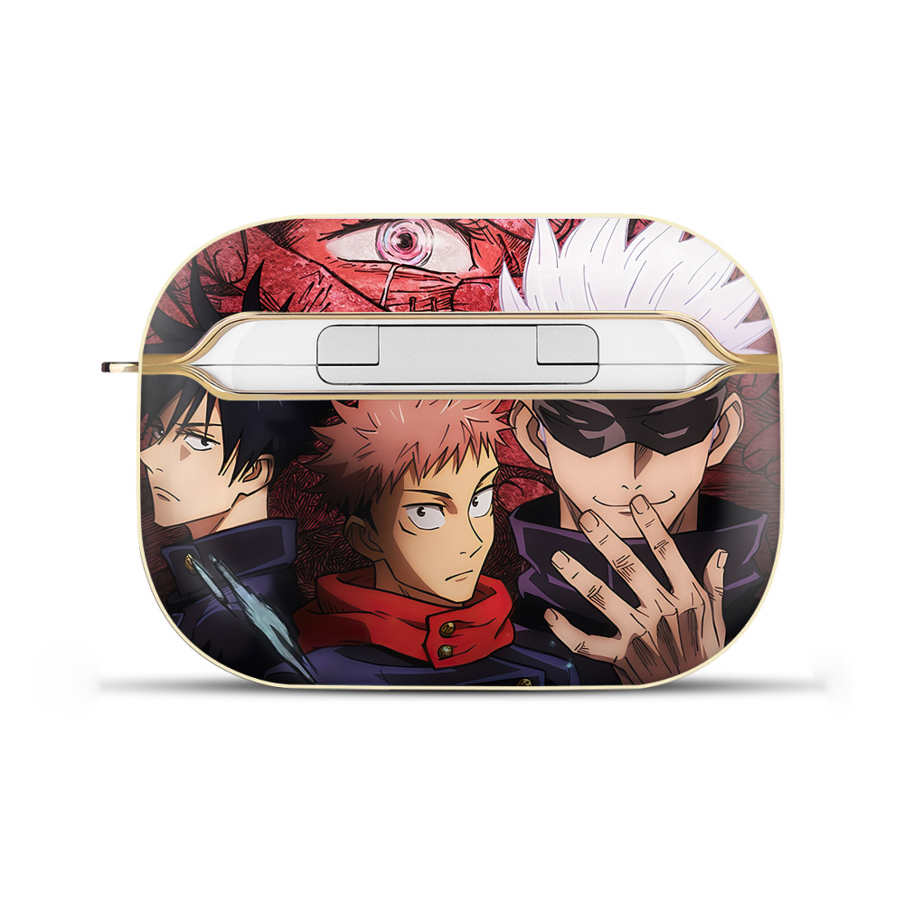 （画像用） 呪術廻戦 Jujutsu Kaisen 【AirPods Pro用】ハードシェル保護ケース｜耐衝撃・防指紋・カラビナ付き商品仕様