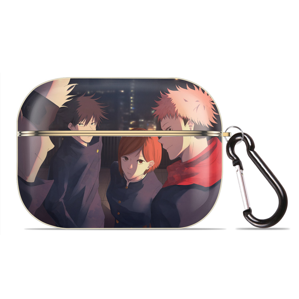 （画像用） 呪術廻戦 Jujutsu Kaisen 【AirPods Pro用】ハードシェル保護ケース｜耐衝撃・防指紋・カラビナ付き商品仕様