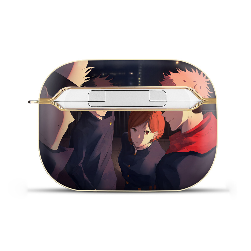 （画像用） 呪術廻戦 Jujutsu Kaisen 【AirPods Pro用】ハードシェル保護ケース｜耐衝撃・防指紋・カラビナ付き商品仕様