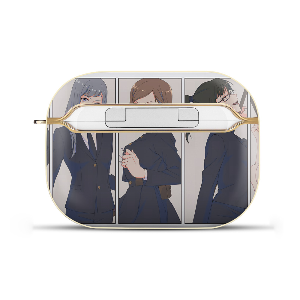 （画像用） 呪術廻戦 Jujutsu Kaisen 【AirPods Pro用】ハードシェル保護ケース｜耐衝撃・防指紋・カラビナ付き商品仕様