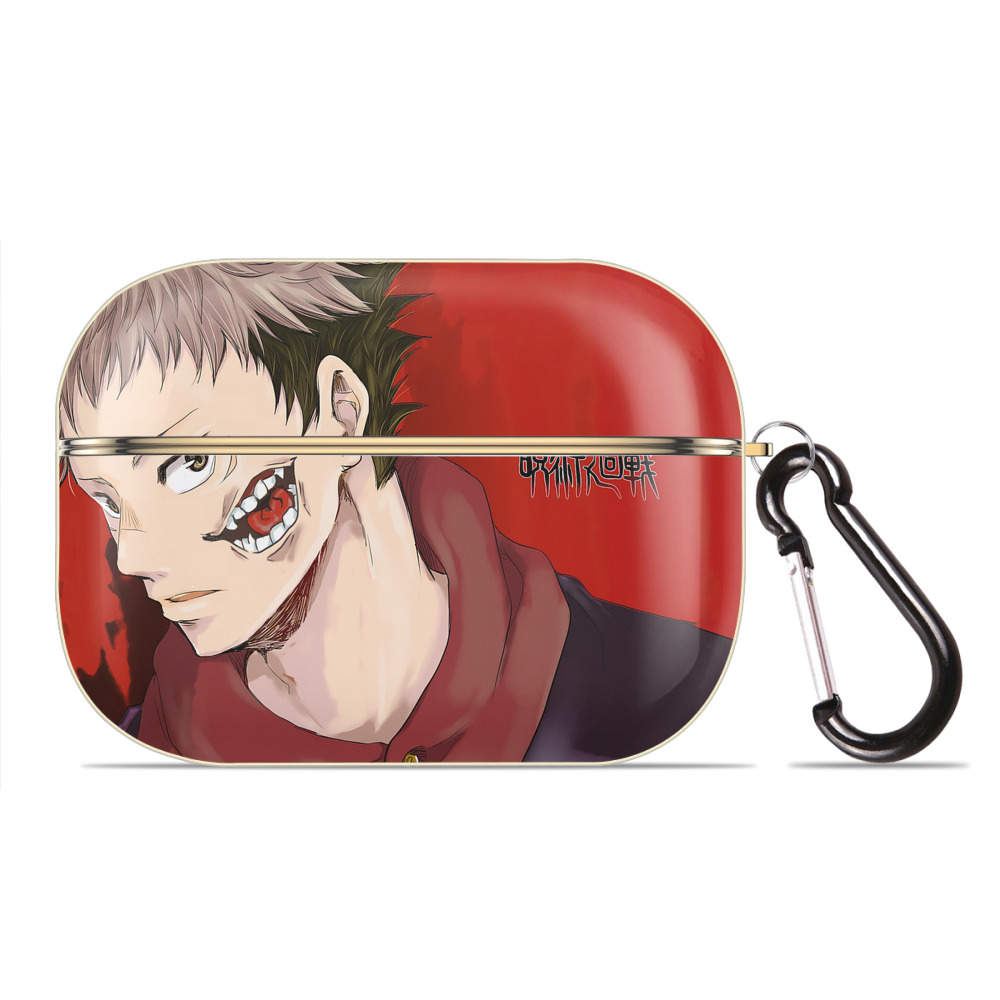 （画像用） 呪術廻戦 Jujutsu Kaisen 【AirPods Pro用】ハードシェル保護ケース｜耐衝撃・防指紋・カラビナ付き商品仕様