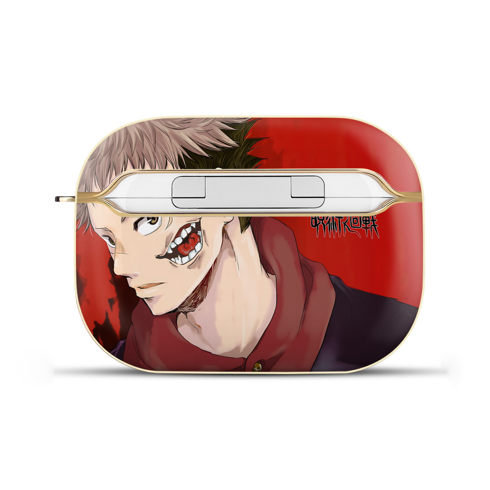 （画像用） 呪術廻戦 Jujutsu Kaisen 【AirPods Pro用】ハードシェル保護ケース｜耐衝撃・防指紋・カラビナ付き商品仕様