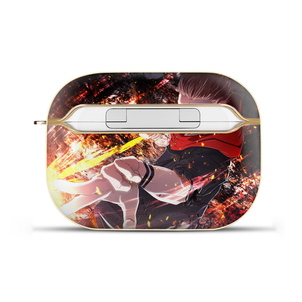 （画像用） 呪術廻戦 Jujutsu Kaisen 【AirPods Pro用】ハードシェル保護ケース｜耐衝撃・防指紋・カラビナ付き商品仕様