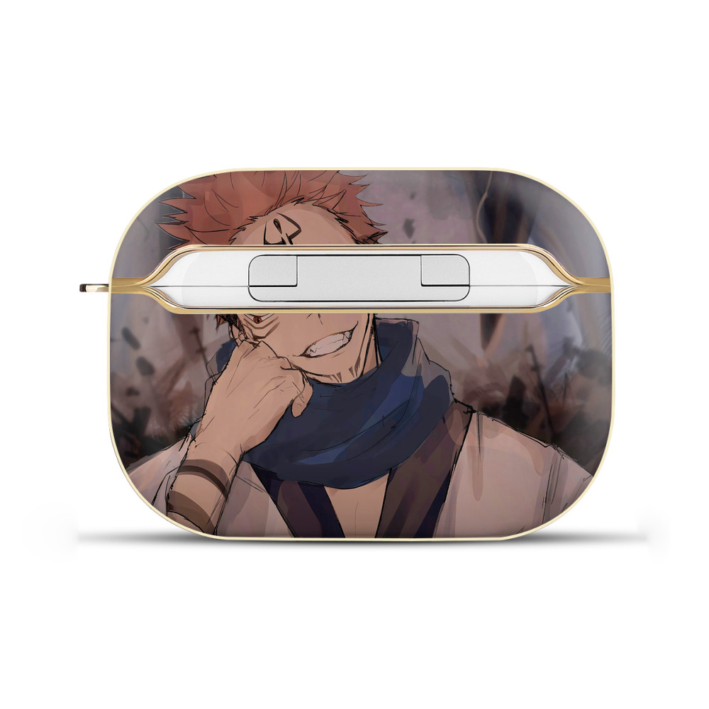 （画像用） 呪術廻戦 Jujutsu Kaisen 【AirPods Pro用】ハードシェル保護ケース｜耐衝撃・防指紋・カラビナ付き商品仕様