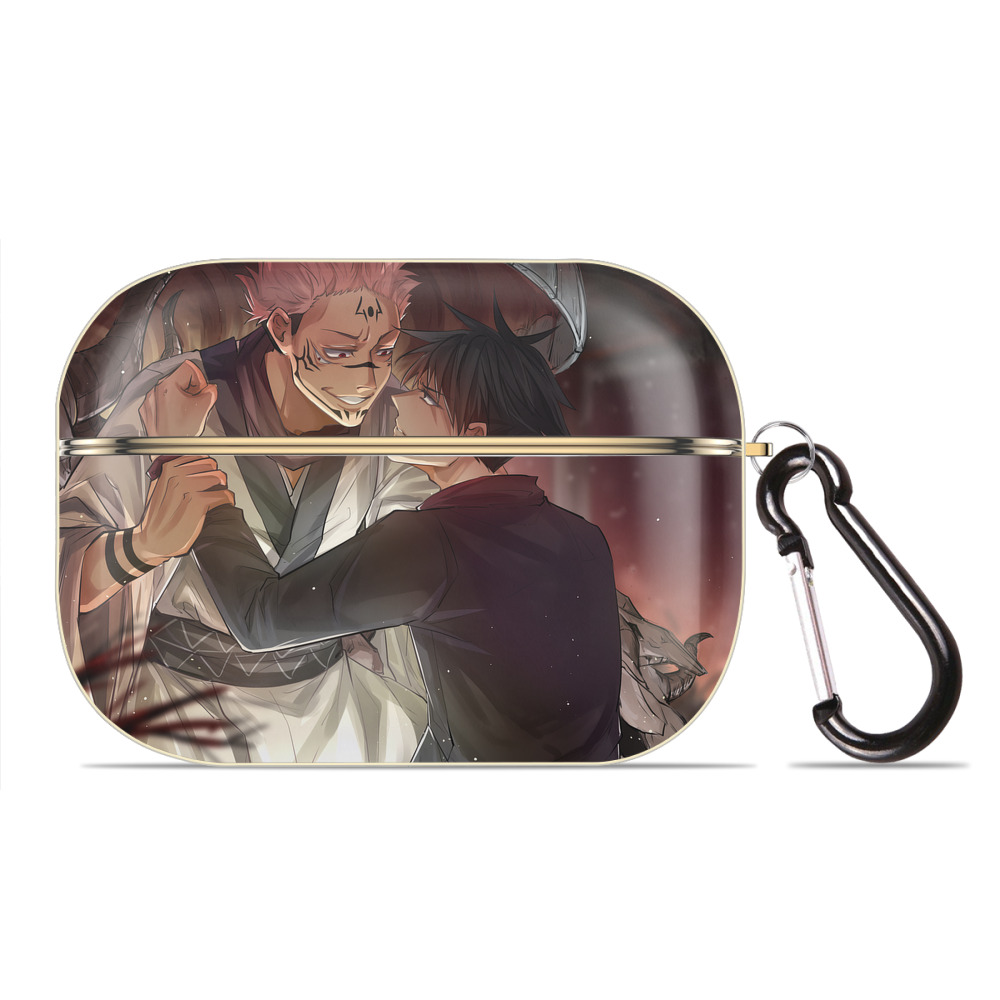 （画像用） 呪術廻戦 Jujutsu Kaisen 【AirPods Pro用】ハードシェル保護ケース｜耐衝撃・防指紋・カラビナ付き商品仕様