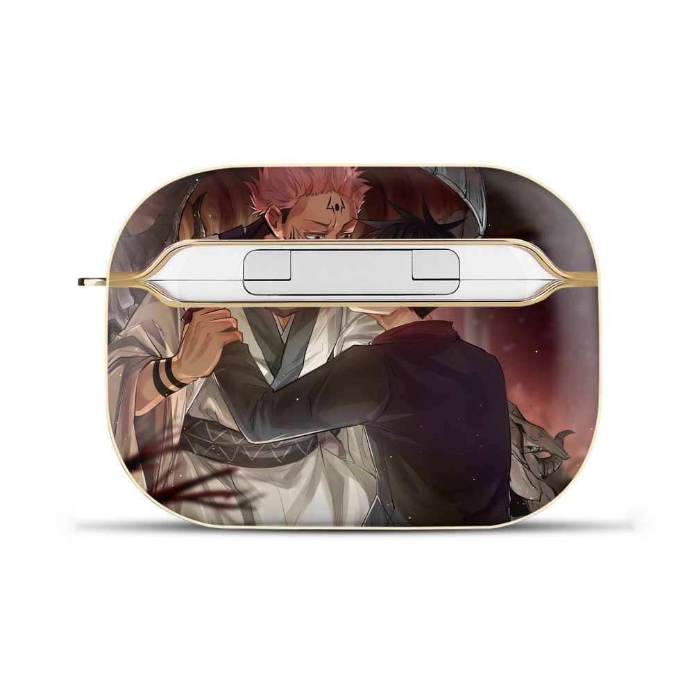 （画像用） 呪術廻戦 Jujutsu Kaisen 【AirPods Pro用】ハードシェル保護ケース｜耐衝撃・防指紋・カラビナ付き商品仕様